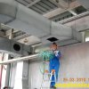 fase di spazzolamento del canale di mandata